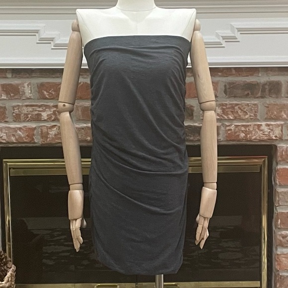 Express Dresses & Skirts - Grey Express ruched-side mini dress / M / Excellent condition